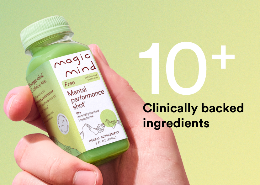 Sharper mind. Caffeine free.